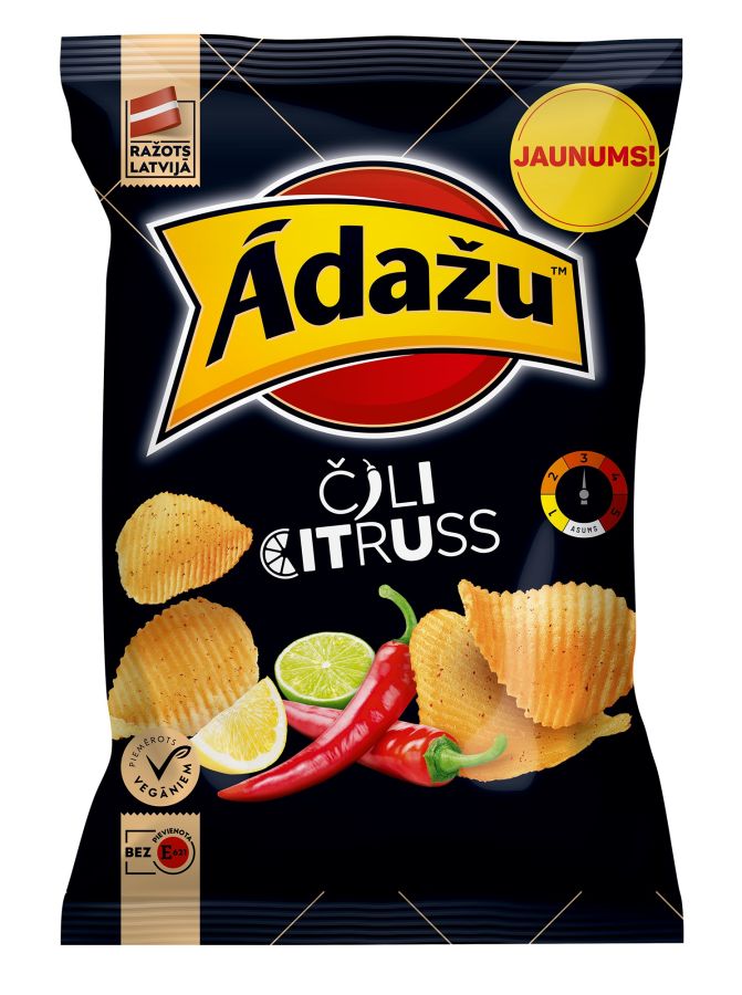 Čipsi ĀDAŽU, Čili un citruss, 130g (450-23399)