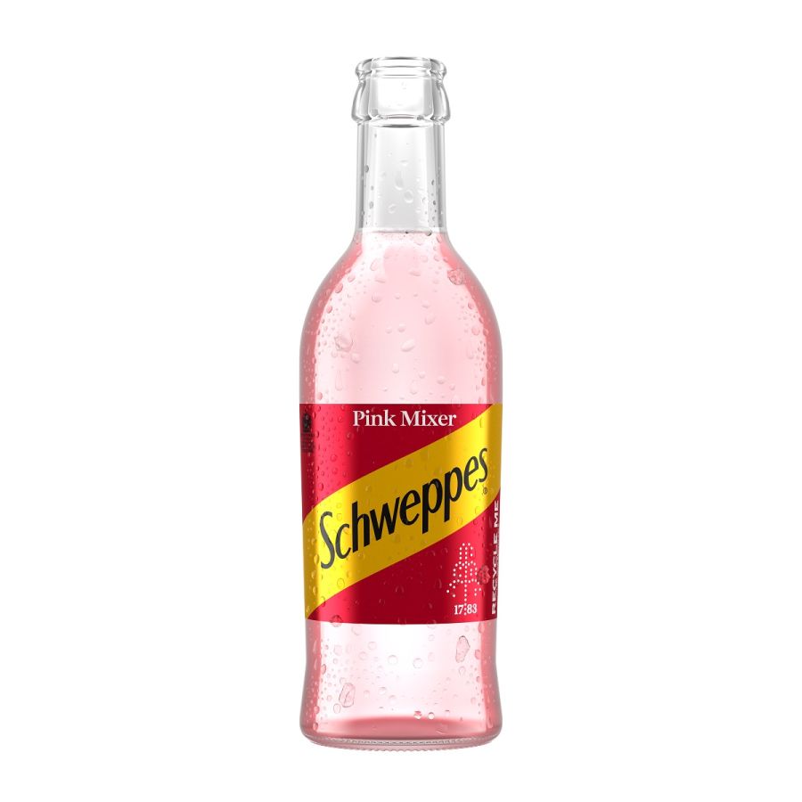 Dzēriens SCHWEPPES Pink Mixer, gāzēts, 0