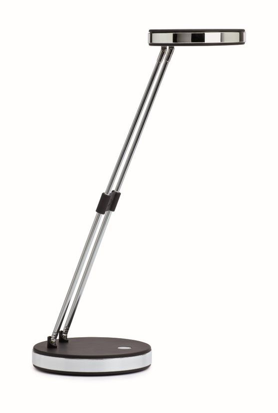Galda lampa MAULpuck, LED spuldze, apaļa