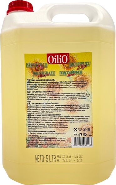 Saulespuķu eļļa OILIO, 5l (450-14888)