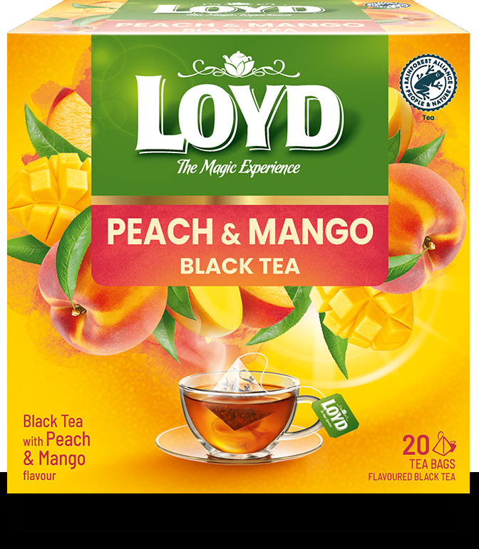Aromatizēta melnā tēja LOYD ar mango