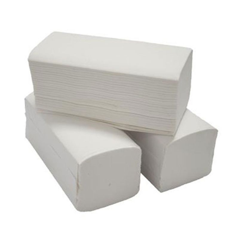 Roku dvieļi GRUINE V-locījums, 2 sl., 200 salvetes, 23 x 21 cm, 75%-balināti (400-03586)