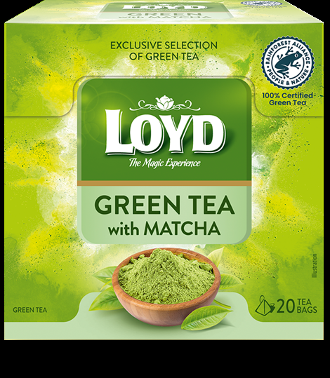 Zaļā tēja LOYD Green Matcha, 20