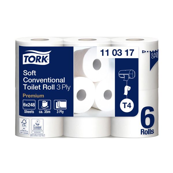 Tualetes papīrs TORK Premium Extra Soft