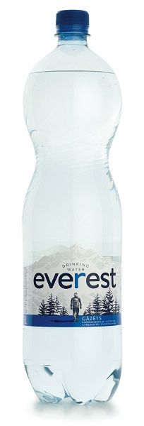 Dzeramais ūdens EVEREST gāzēts, 1.5
