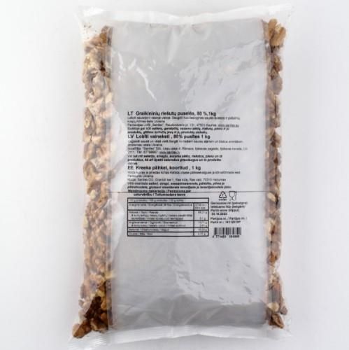 Valriekstu pusītes 80%, 1kg (450-08014)