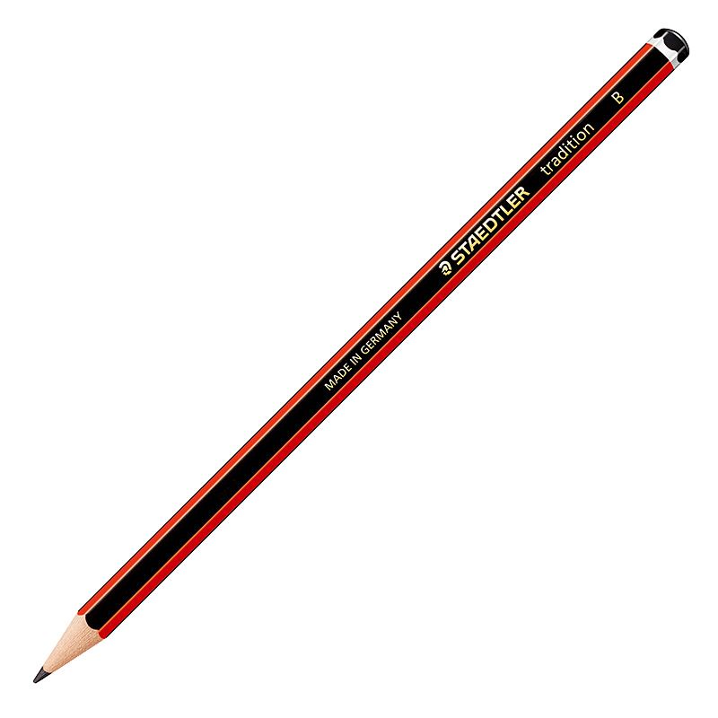 Zīmulis STAEDTLER TRADITION B sarkans korpuss