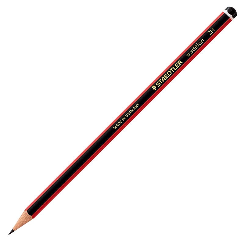 Zīmulis STAEDTLER TRADITION 2H sarkans korpuss