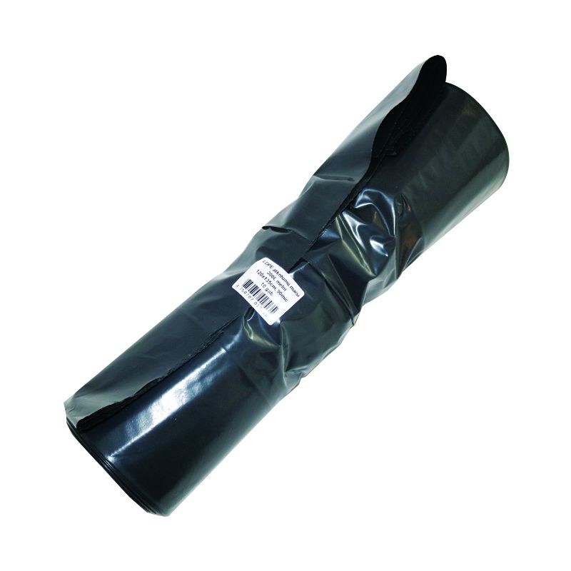 Atkritumu maisi , tilpums 300 L, 120x135 cm, 10 gab./rullī, LDPE, 90 mkr, melni (400-04672)