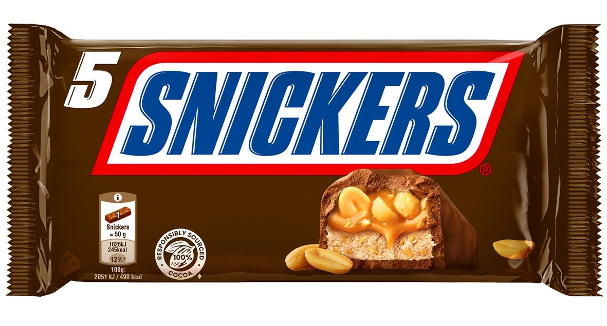 Šokolādes batoniņš SNICKERS 5-paka_NEW (450-27086)