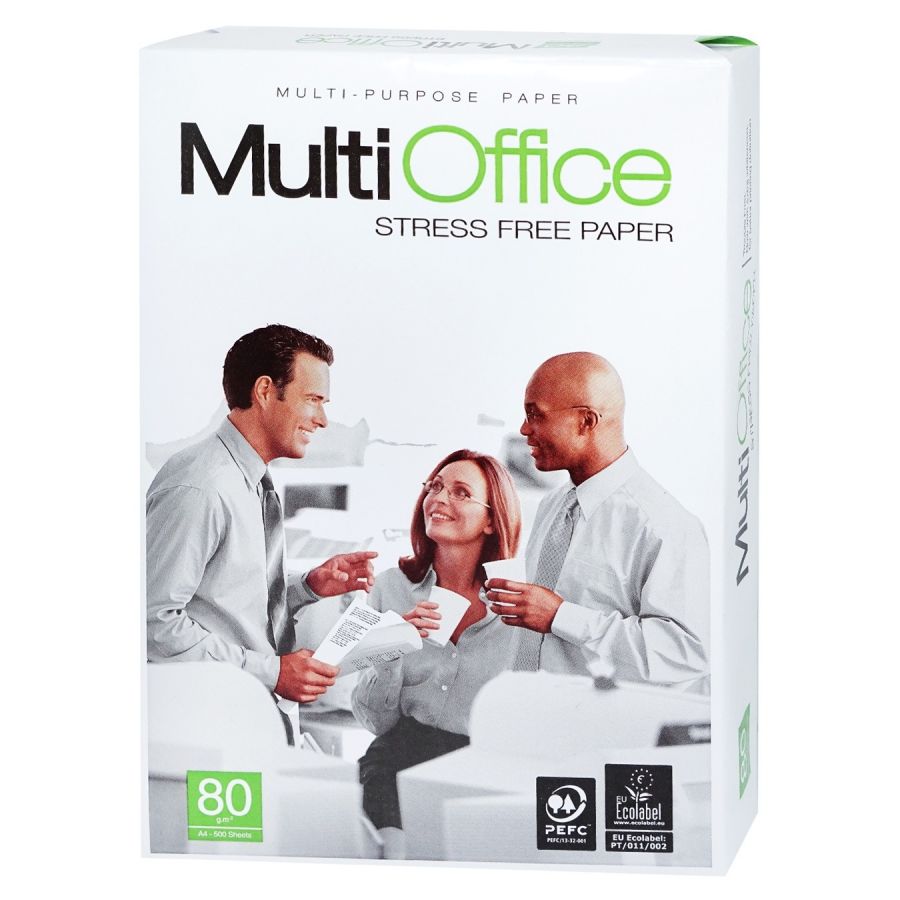 Papīrs MULTIOFFICE A4 80g/m2, 500 loksnes/iepakojumā