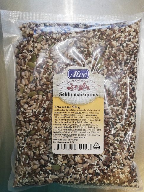 Sēklu maisījums Alvo, 500g (450-27858)