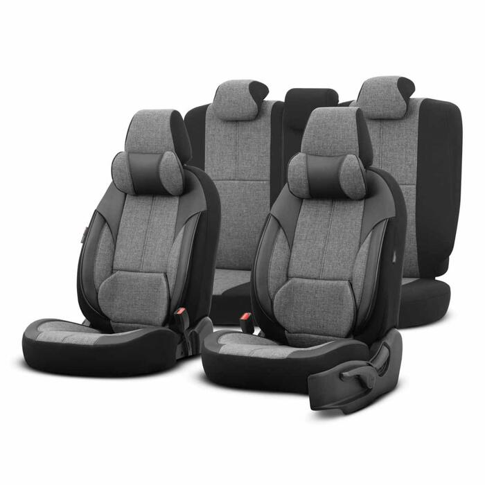 Auto sēdekļu pārvalku komplekts OTOM VOYAGER 102 SMOKED 3-ZIP (OT86759m)