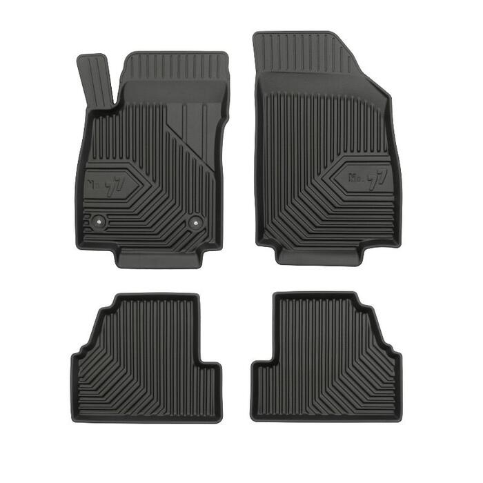 Gumijas paklāju komplekts OPEL MOKKA X NO 2012. LĪDZ 2019. GADAM; CHEVROLET TRAX 2012.-2019. GADAM (09-77407305)