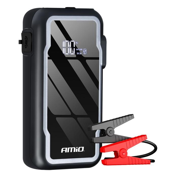 Pārnēsājams 3in1 akumulatora starteris/LED/Powerbank 12V 12Ah