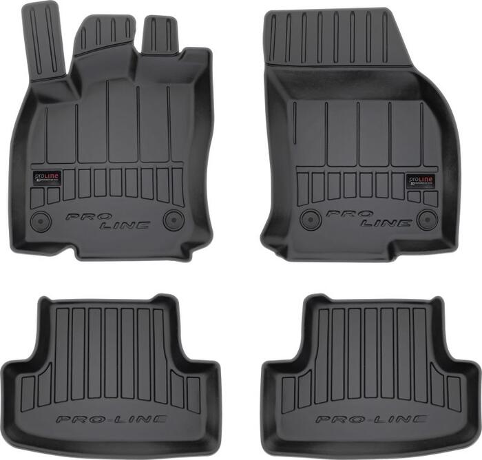 Gumijas paklāju komplekts 3D FROGUM AUDI Q2 2016-2020 (09-3D407602)
