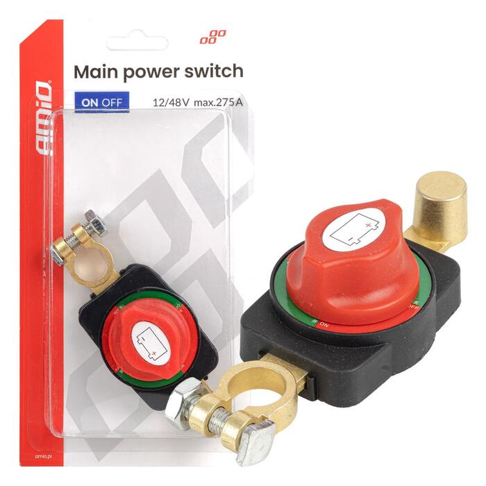 Masas slēdzis 12V-48V max 275A AMIO-04830