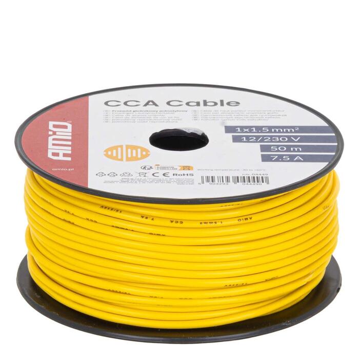 CCA Vads CCA 1x1.5mm² 50m 7.5A 12/230V AMIO-04449 (04449)