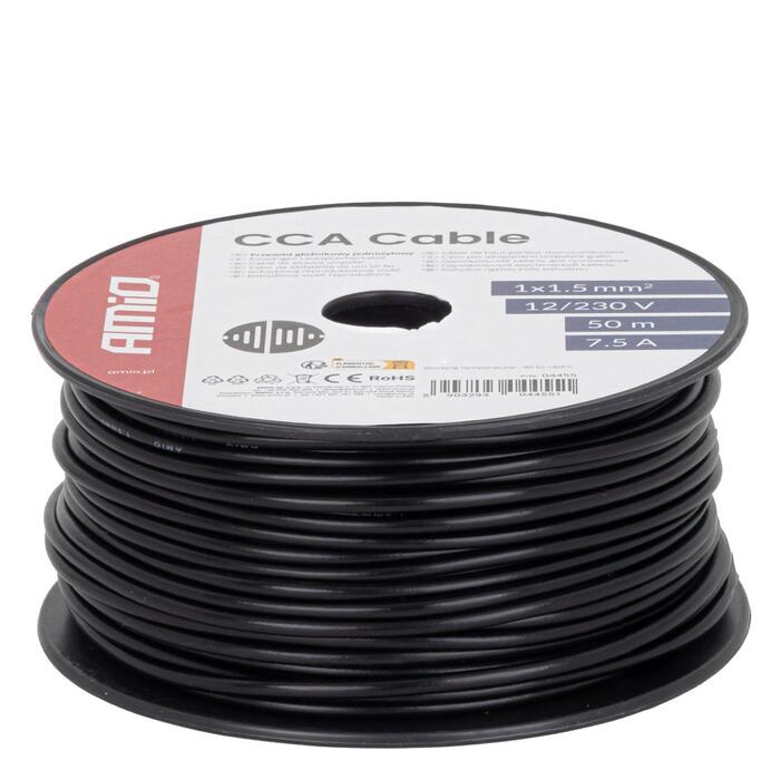 CCA Vads 1x1.5mm² 50m 7.5A 12/230V AMIO-04455 (04455)