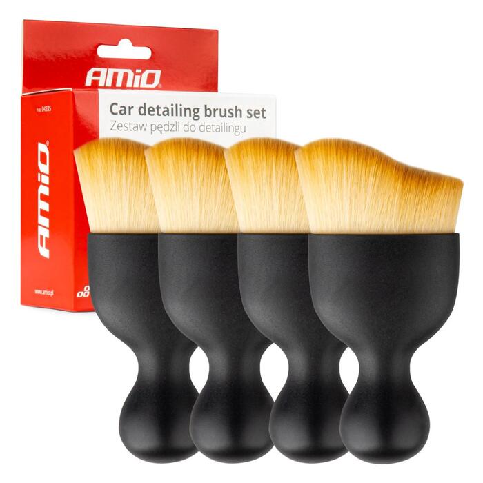Auto kopšanas birstes Detailing set AMIO-04335
