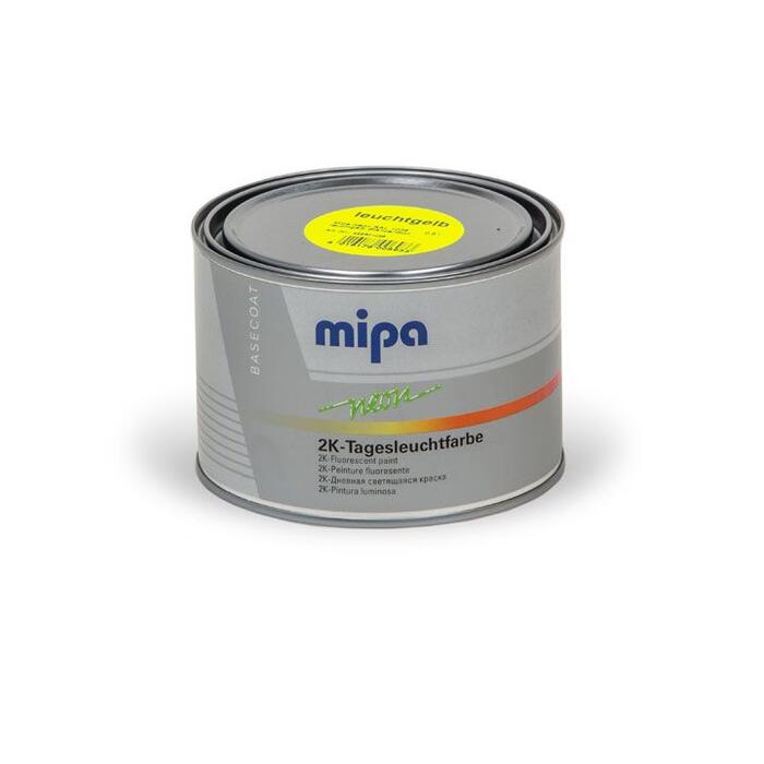 Mipa NEON Divslāņu fluorescējoša krāsa RAL 1026 0,5L (222301026)