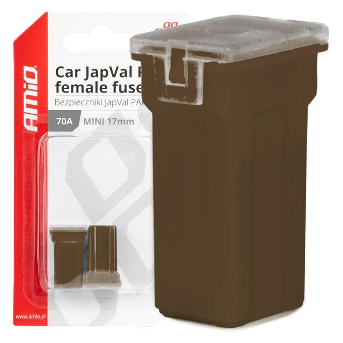 Drošinātājs Car JapVal PAL Female fuses 70A AMIO-03448 (03448)