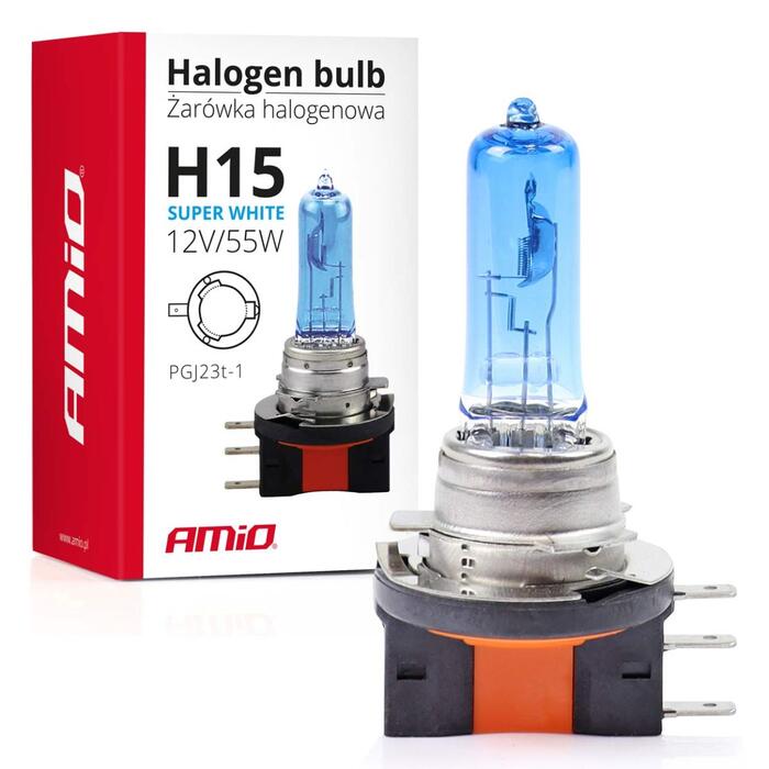 AMiO Halogen spuldze H15 12V 55W