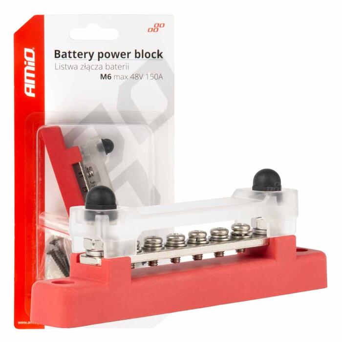 Sadales bloks, block plus bus bar