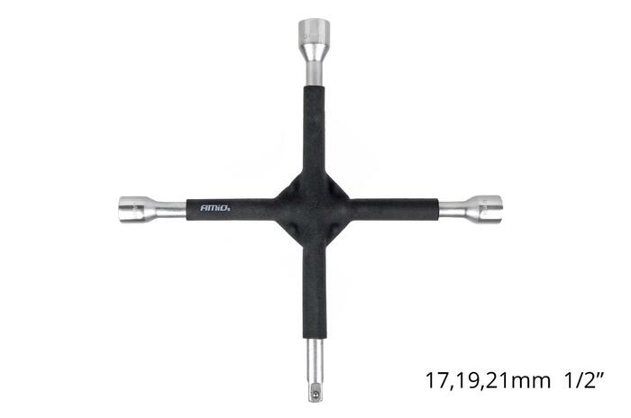 AMiO Krusteniskā riteņu atslēga rubber coated