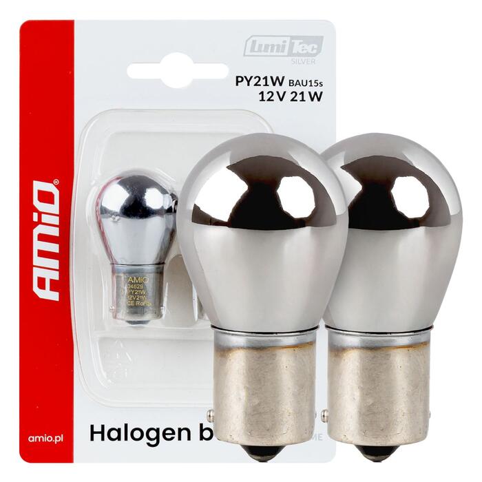 Halogenas spuldzes PY21W 12V21W BAU15S LumiTec