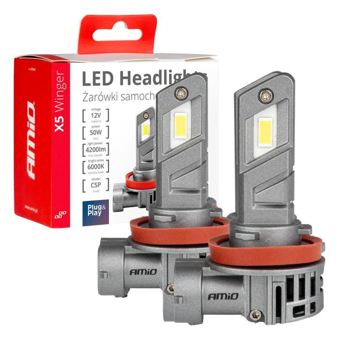 LED Headlights X5-series WINGER H8 H9