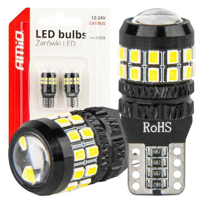 LED CANBUS bulbs T10 W5W 27SMD