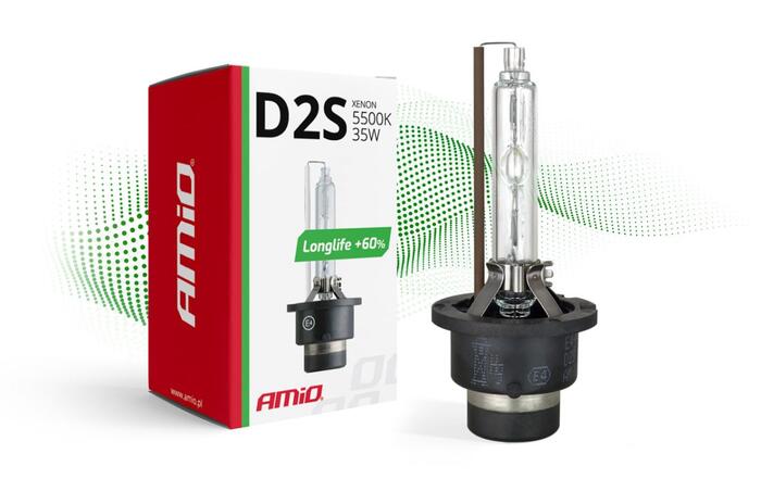 Xenon spuldze D2S 5500K AMiO LONG