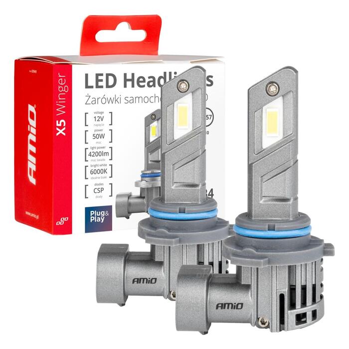 LED Headlights X5-series WINGER H4 6000K