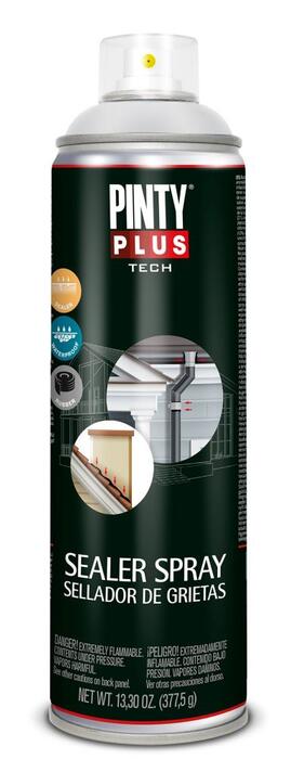 Gumijots pelēks hermētiķis aerosolā PintyPlus 500ml