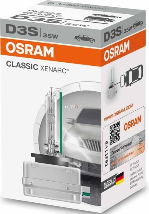 OSRAM spuldze D3S 35W P32D-5 (OS-66340CLC)