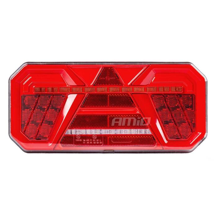 Aizmugurējais kombinētais LED lukturis AMiO RCL-04-L dynamic, kreisais (02368)