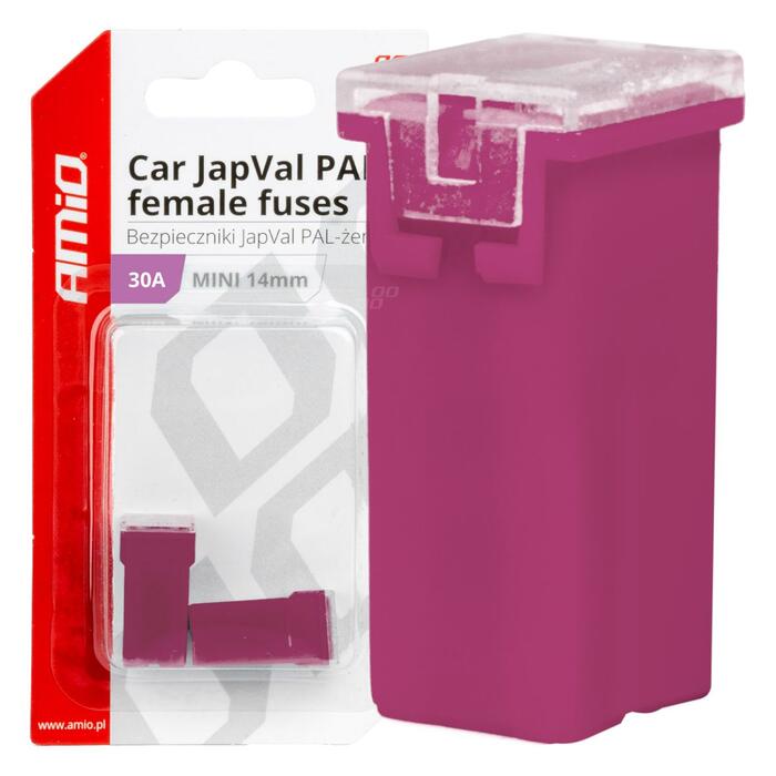 Drošinātājs Car JapVal PAL Female fuses 30A AMIO-03437 (03437)