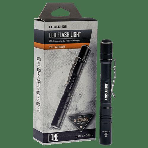 LEDWISE 200lm Kabatas lukturis L’ONE (1700-AT788)