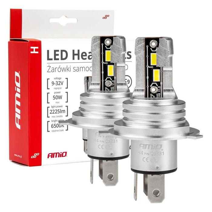 LED Auto spuldzes H-mini Series H4/H19