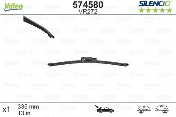Logu slotiņa S574580 Valeo Silencio BMW