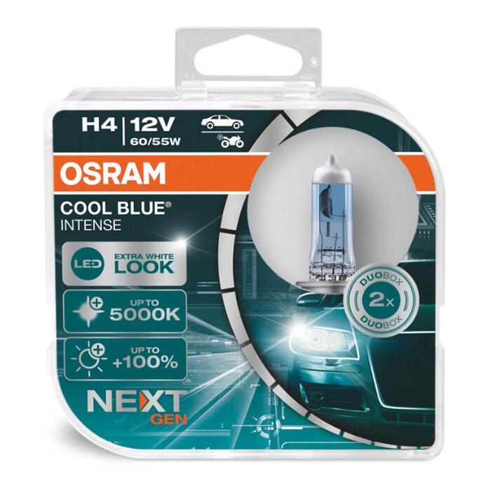 Halogēnspuldzes Osram H4 12V 60/55W P43t