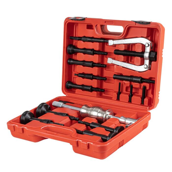 Inerciālā āmura gultņu noņemšanas instruments 8–58 mm 16 priekšmeti AMIO-04758 (04758)