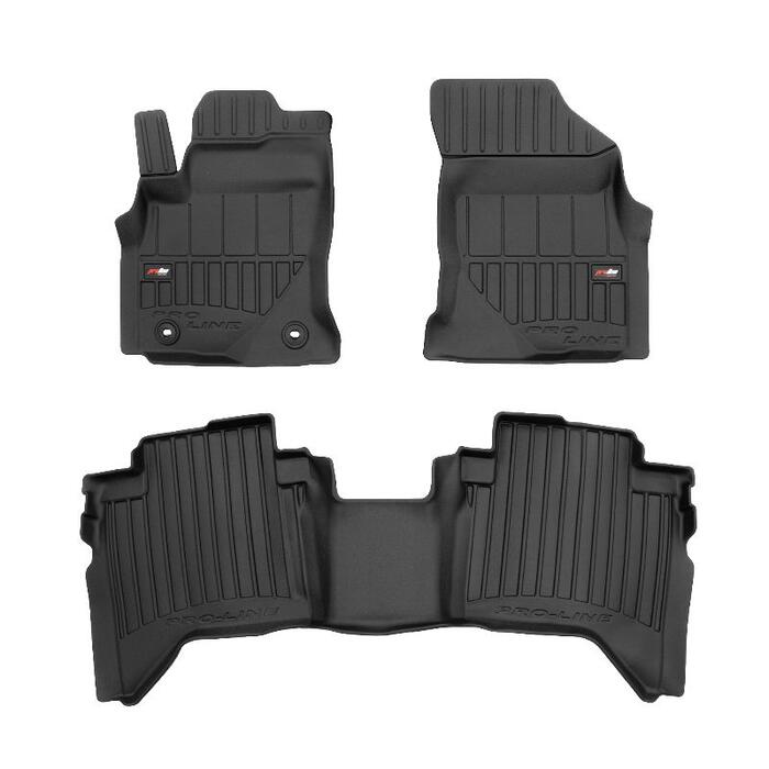 Gumijas paklāju komplekts 3D FROGUM TOYOTA HILUX VIII no 2015-... (09-3D427747)