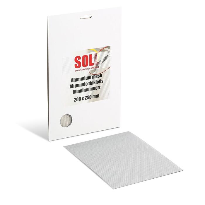 SOLL Alumīnija siets remontdarbiem 200x250mm, 3gb