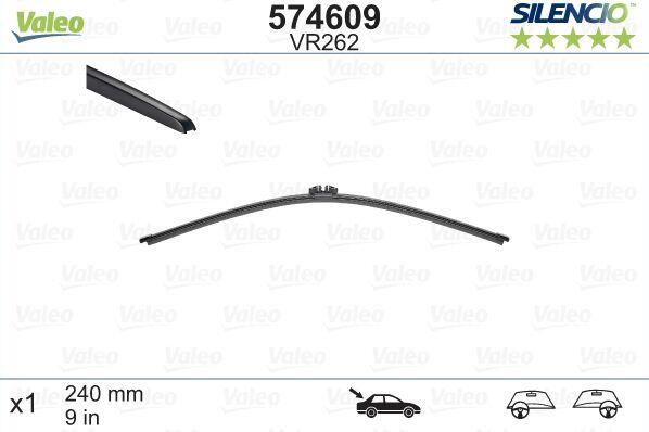 Logu slotiņa S574609 Valeo Silencio FORD