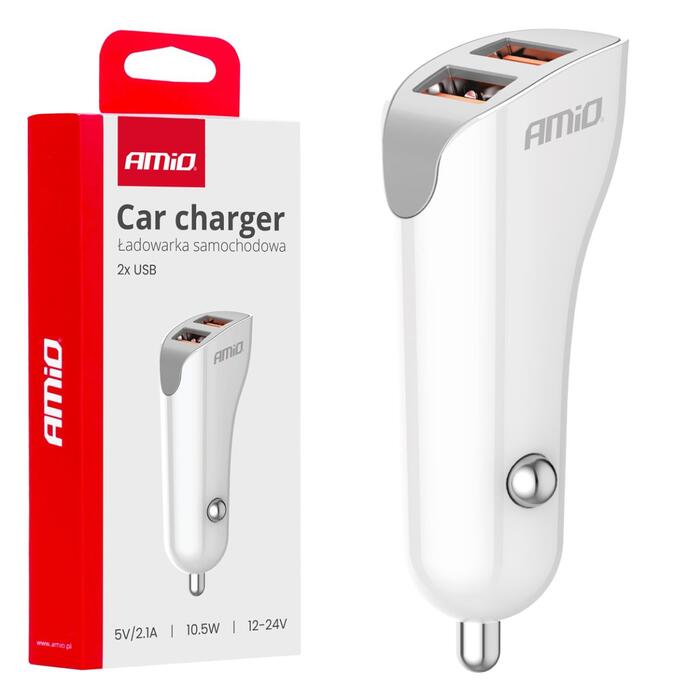 Car charger 2x USB-A 2.1A
