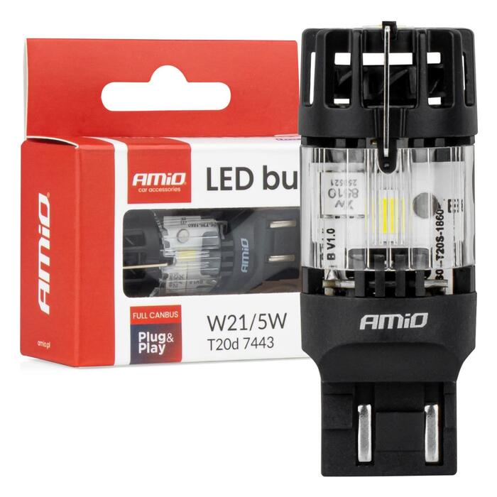 LED bulb LumiTec T20D 7443 W21/5W