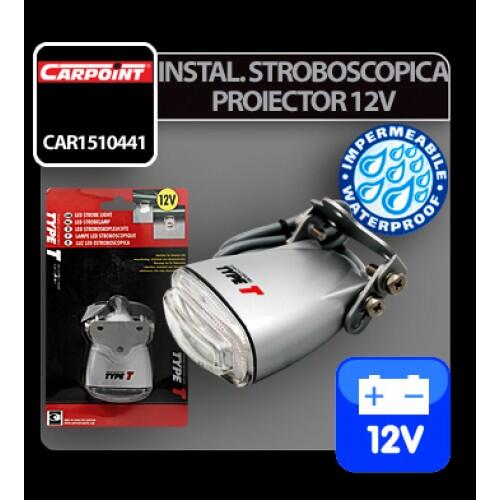 Lampa strob 12V 230x145x75mm CARPOINT (1510441)