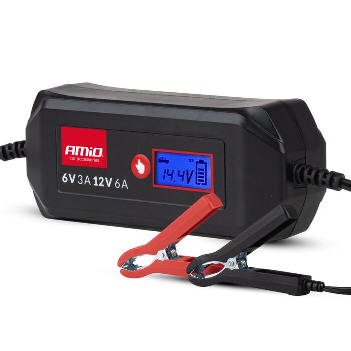 Digitals auto akumulator lādētājs STD GEL